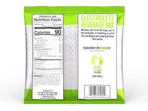 Sqwincher Electrolyte Powder, Assorted