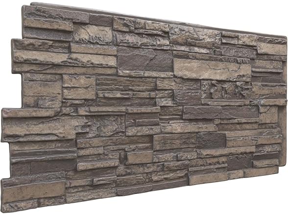 Ekena Millwork EverStone Cascade Faux Stone Panel