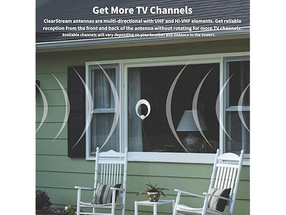 Antennas Direct ClearStream Flex Amplified Indoor TV Antenna