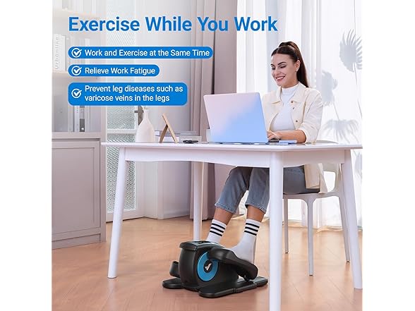 MERACH Under Desk Elliptical Machine