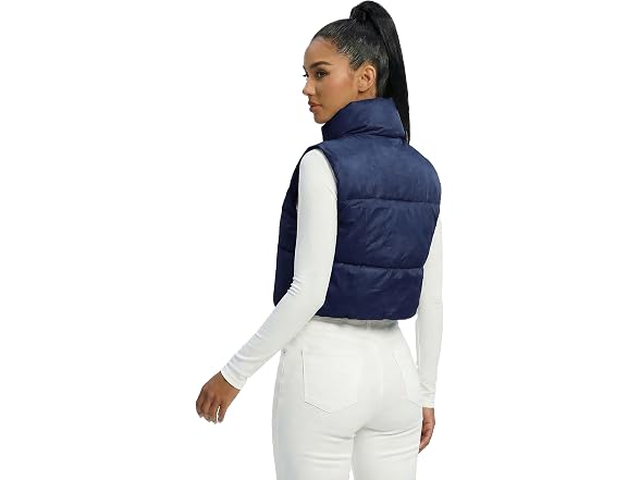 Fuinloth Women (XS) Car Coat Navy Blue
