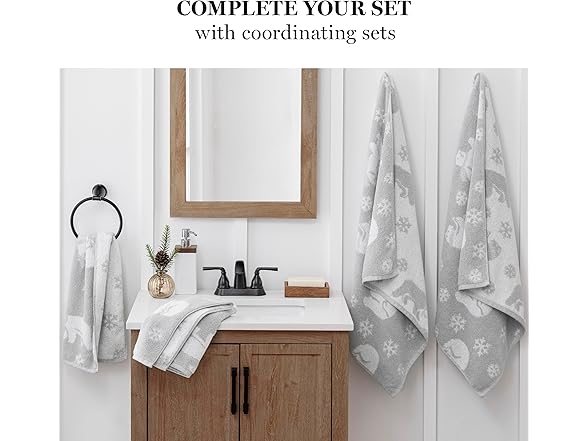 MARTHA STEWART Premium 2pc Hand Towels Set