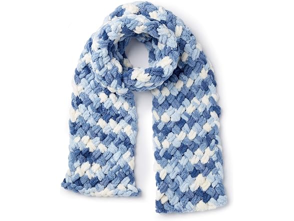 Bernat Alize Blanket-EZ Yarn, Denim Blues
