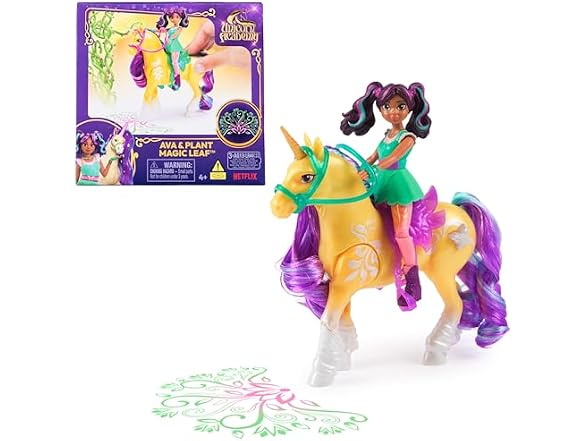 Unicorn Academy Ava & Plant Magic Leaf
