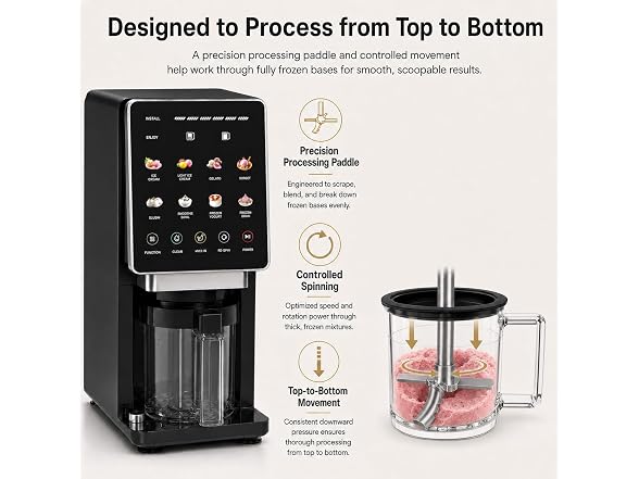 KIKIELF 10-in-1 Ice Cream Maker