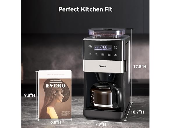 Gevi 10-Cup Grind & Brew Coffee Maker