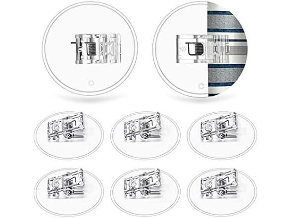 Ajiaguo Shower Curtain Clips Set