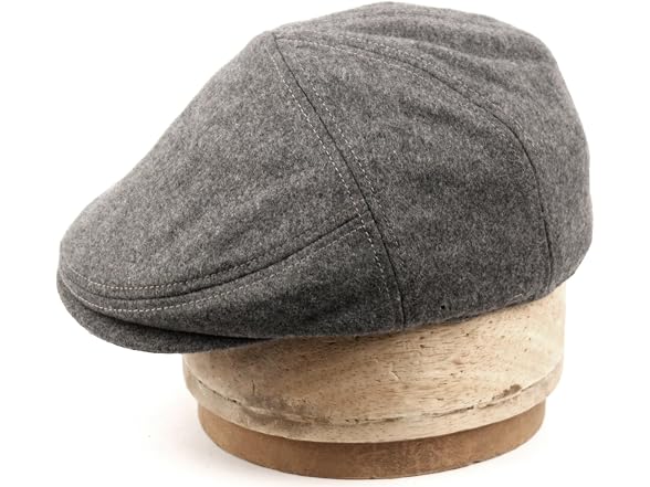 Epoch Men (XL) 100% Wool Herringbone Ivy Earflaps