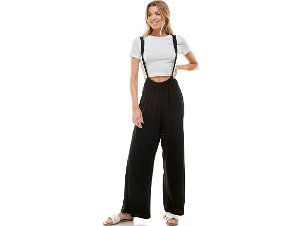 Loving People Women (L) Loose Suspender Jumpsuits