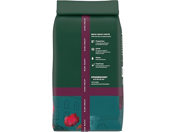 Starbucks Ground Coffee, Dark Roast Caffe Verona