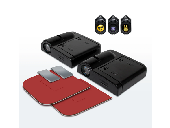 Aduro Universal Wireless Car Door LED Projector Lights