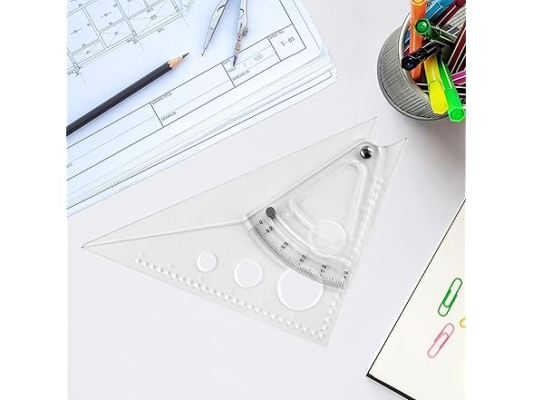 Westcott Adjustable Triangle Scale Set