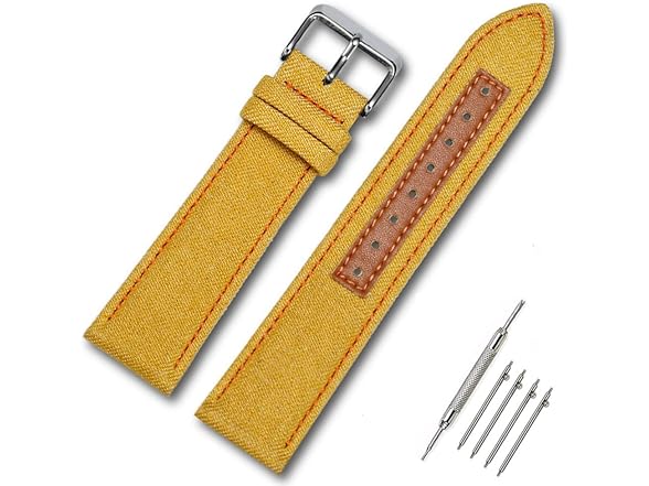 Moran Leather Watch Band Denim