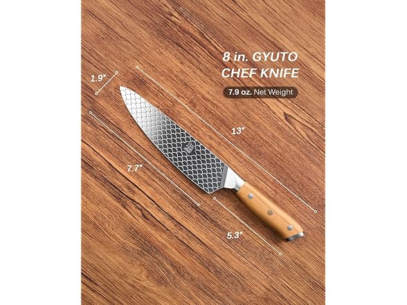 KYOKU 8 in. Gyuto Chef Knife