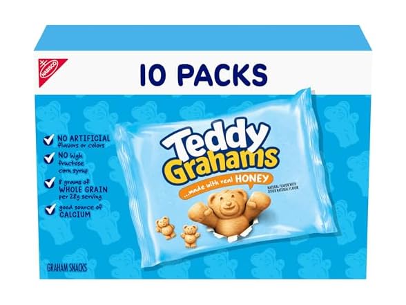 Teddy Grahams Honey 10pk