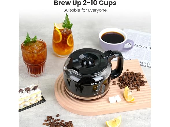 Gevi 10-Cup Coffee Maker + Grinder