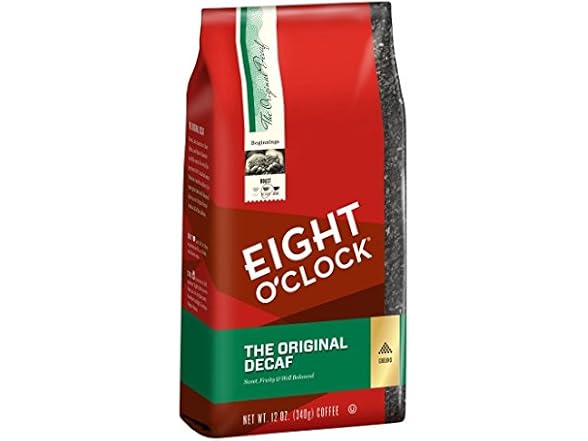 Eight O'Clock Decaf Ground 12oz