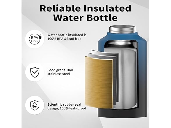 WATERSY 2/3 Gallon Water Bottle