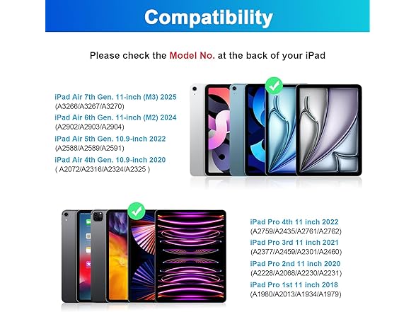 SOPPY Keyboard Case for iPad Air 6th Gen