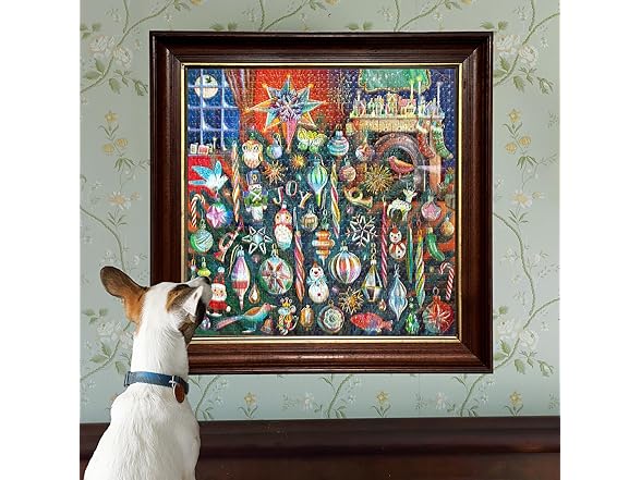 eeBoo 1000 Piece Puzzle - Holiday Ornaments