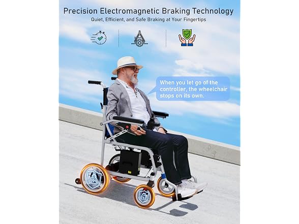 Electric Wheelchair Foldable 31Lbs 22 Miles