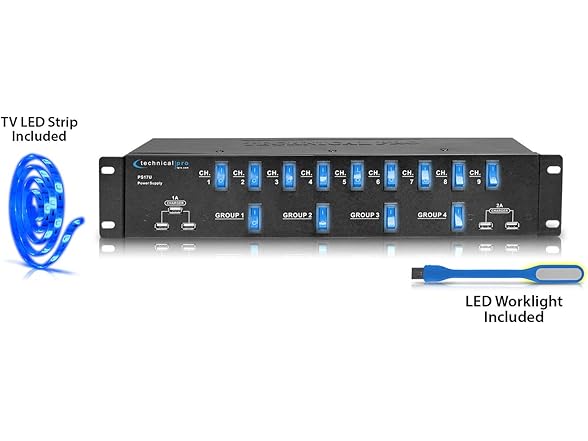 17-Outlet Rack Mount Power Supply