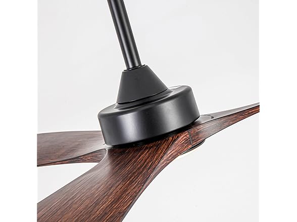 Parrot Uncle F6004BR-PU 60" Ceiling Fan, Walnut