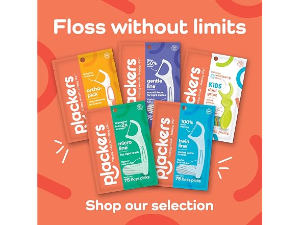 Plackers Micro Line Floss Picks 36ct