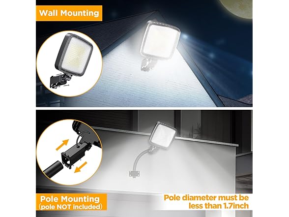 WILLGOTOP 150w Motion Sensor Outdoor Light