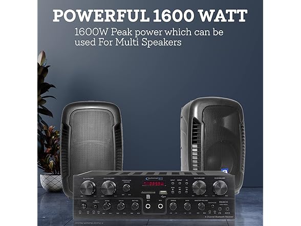 Technical Pro 8-Speaker Control Amplifier