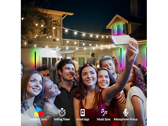 12" LED RGBW Wall Light IP66