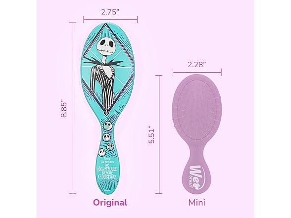 Wet Brush Jack Skellington Detangle Duo Kit