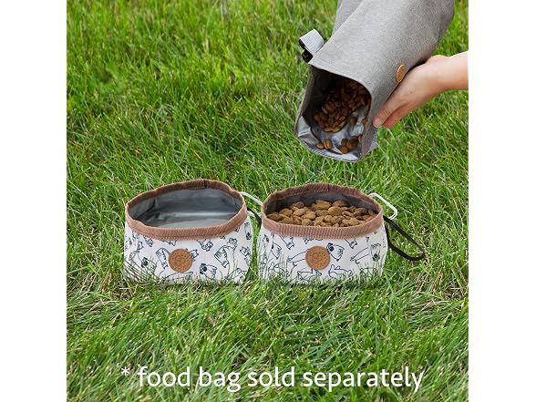 Sport Pet Travel Bowls - Soft Fabric 2pk