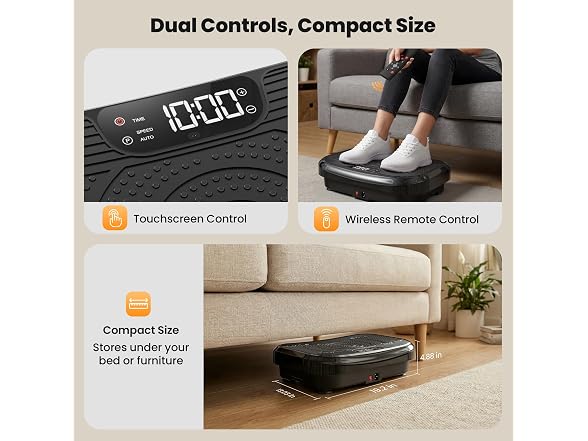 Steelite Vibration Plate Exercise Machine Massager