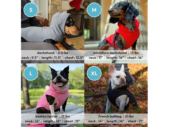 Gooby Fleece Vest Hoodie Dog Sweater, Blue, X-Large