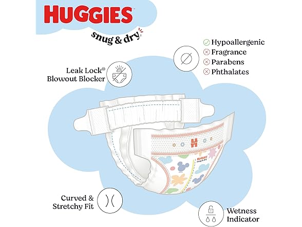 Huggies Snug and Dry Giga Diaper Size 2 116ct
