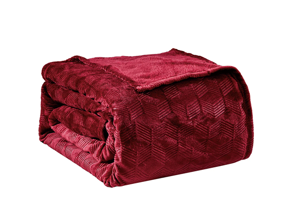 Luxury Home Armani Embossed Microplush Blanket