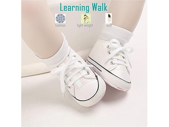 Newborn Baby Girls Boys Canvas Shoes