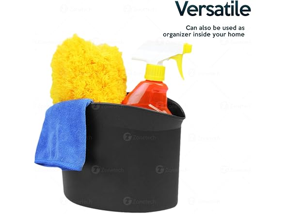 Zone Tech GC0016 Portable Hanging Mini Car Garbage Can B