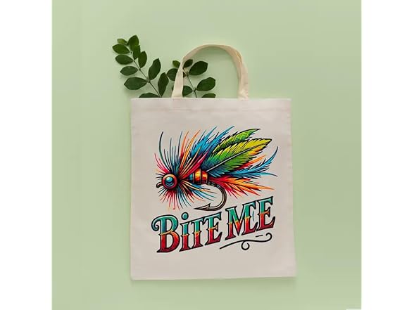 Xucload Bite Me Funny Fishing Lure Patch