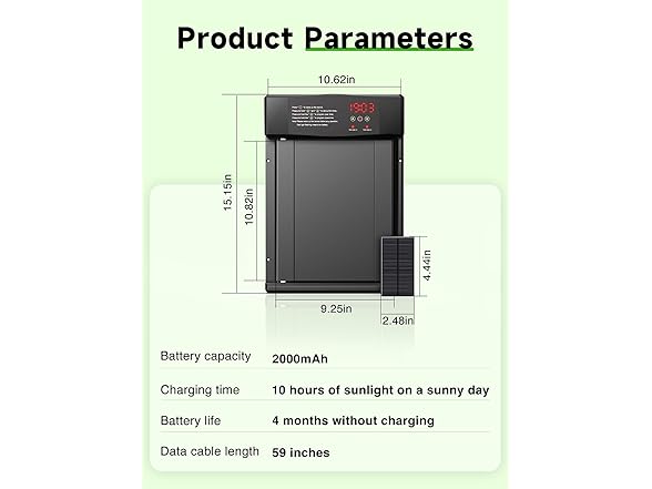 Solar Powered Automatic Chicken Coop Door