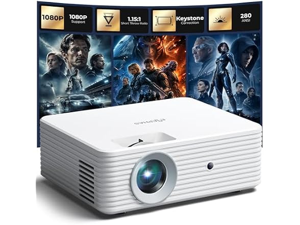 ELEPHAS Mini Portable Projector