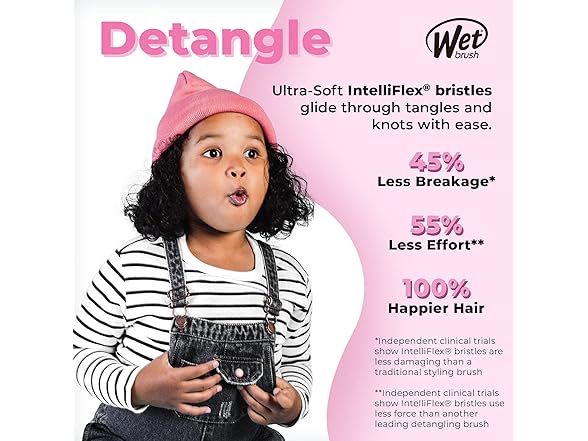 Wet Brush Original Detangler Hair Brush, Arctic Blue