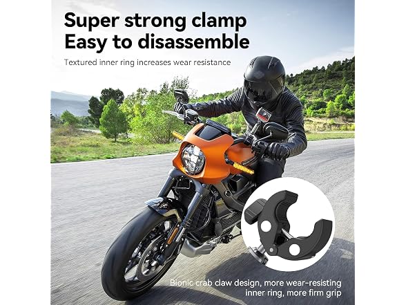 TELESIN Universal Handlebar Tube Clamp