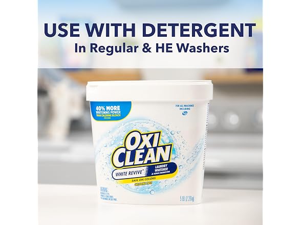 OxiClean White Revive Laundry Whitener and Stain