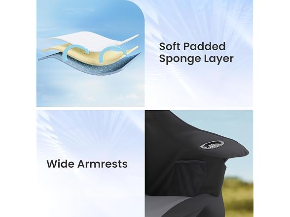 Suptinwear Foldable Double Camping Chair