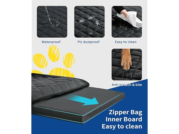 Waterproof Dog Car Seat Extender 450lb