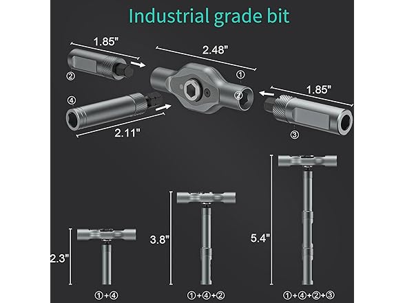 24 in 1 Magnetic Screwdriver Set, DIY Ratchet Screwdriver Set