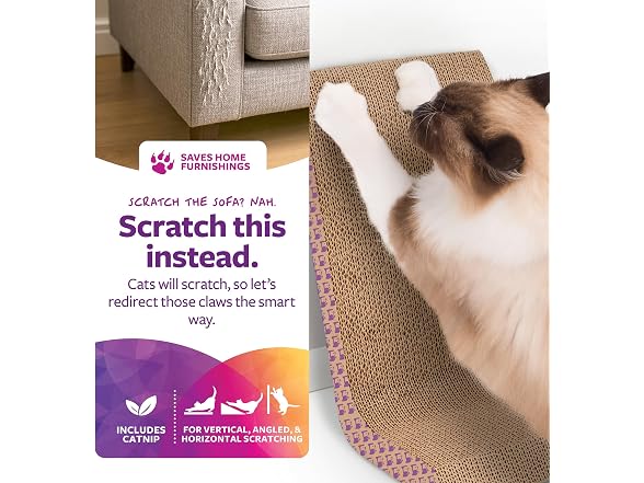 SmartyKat Scratch Ladder Angled Cat Scratche