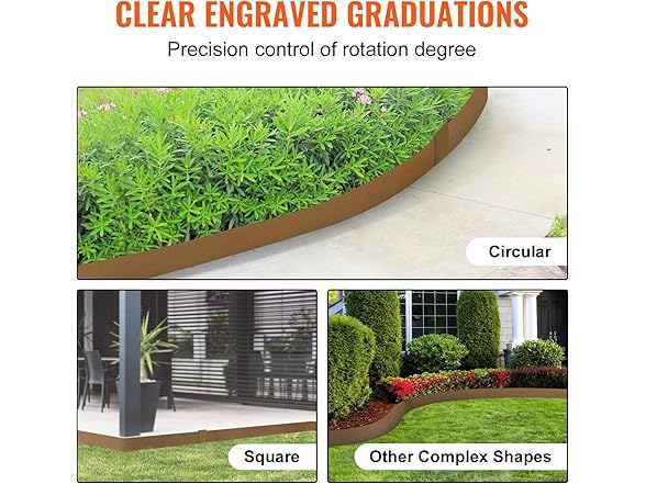 VEVOR 10-pack Steel Garden Edging Borders